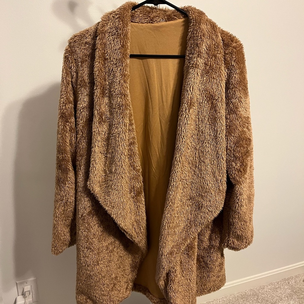 Teddy Wrap Sweater